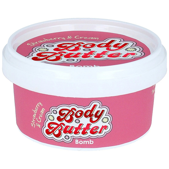 Bomb Cosmetics Cremige Erdbeerkörperbutter 210 ml