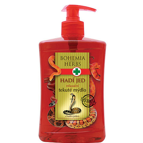 Bohemia Gifts Schlangengift Flüssigseife mit synthetischem Schlangengift 500 ml
