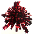 Nekupto Starfish XXL Luxus Metallpalme rot 10 cm