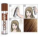 Colorwin Spray zum Abdecken von Grautönen und Trieben Hellbraun 75 ml