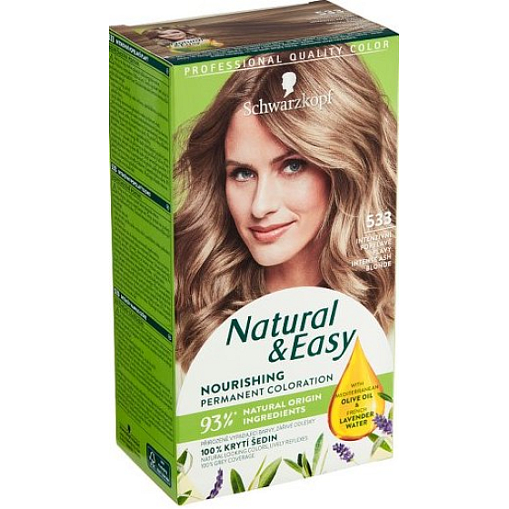 Schwarzkopf Natural & Easy Haarfarbe 533 Intensives Aschblond