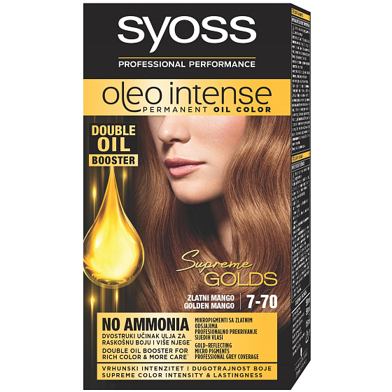 Syoss Oleo Intense Color Haarfarbe ohne Ammoniak 7-70 Goldene Mango