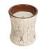 WoodWick Fireside - Duftkerze mit Holzdocht und Deckel im Glas, kleiner 85 g
