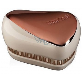 Tangle Teezer Compact Professionelle kompakte Haarbürste, Roségold Elfenbein - Bronze