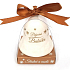 Nekupto Weihnachtskeramikglocke mit der Aufschrift Wonderful Grandmother 6,5 cm, x 5,5 cm