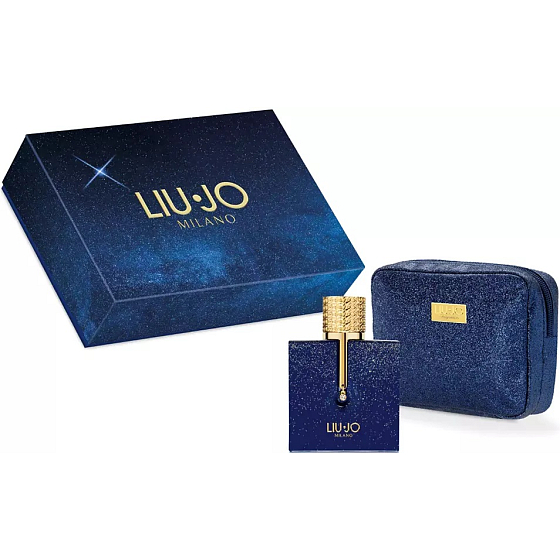 Liu Jo Milano parfümiertes Wasser für Frauen 50 ml + Kosmetiktasche, Geschenkset