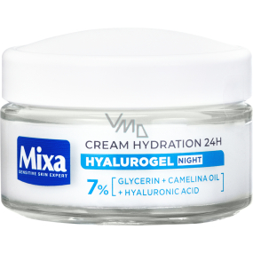 Mixa Sensitive Skin Expert Hyalurogel Nachtcreme, 50 ml Mixa Sensitive Skin Expert Hyalurogel Nachtcreme, 50 ml