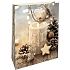 Nekupto Geschenk Papiertüte 32,5 x 26 x 13 cm Weihnachten mit Kerze WBL 1945 01