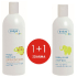 Ziaja Baby Colourful Bath magischer Badeschaum 400 ml + sanftes Haarshampoo 270 ml, Duopack