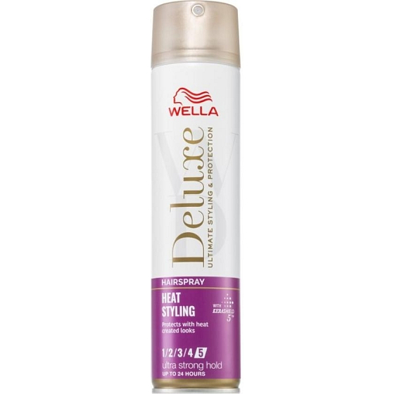 Wella Deluxe Heat Styling sehr stark straffendes Haarspray 250 ml