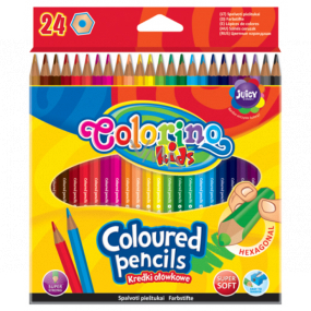 Colorino Sechseckige Buntstifte 24 Farben