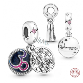 Sterling Silber 925 Disney Paris, 2in1 Reise-Armband-Anhänger Sterling Silber 925 Disney Paris, 2in1 Reise-Armband-Anhänger