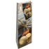 Nekupto Geschenkpapier Tasche für Flasche 10 x 33 cm Weihnachtsgeschenke grau