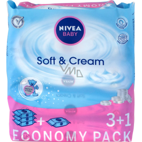 Nivea Baby Soft & Cream Reinigungstücher für Kinder 4 x 63 Stück