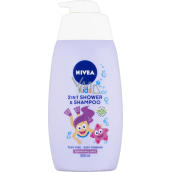 Nivea Kids Girl 2in1 Duschgel und Shampoo, 500 ml
