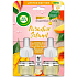 Air Wick Mango Pfirsich Duo elektrischer Lufterfrischer Flüssignachfüllung Ersatznachfüllung 2 x 19 ml