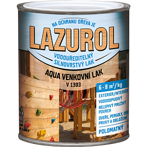 Lazurol Aqua v1303 starkschichtiger seidenmatný Lack für Holz, 600 g