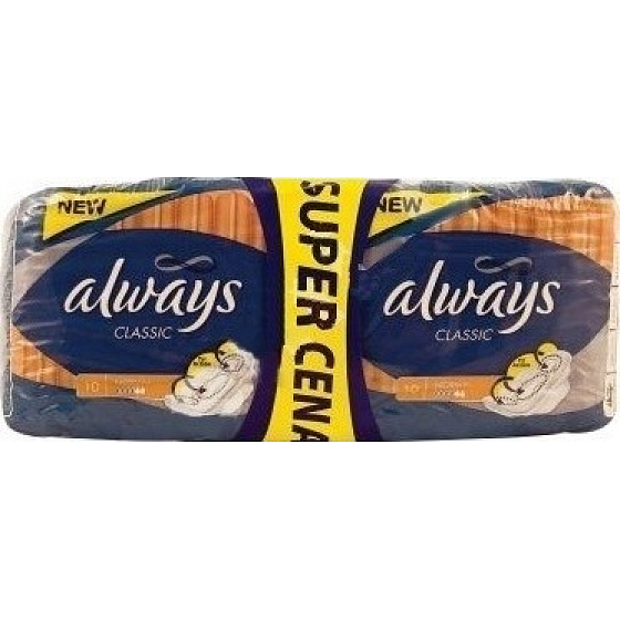 Always Classic Normal Intimpolster 2 x 10 Stück