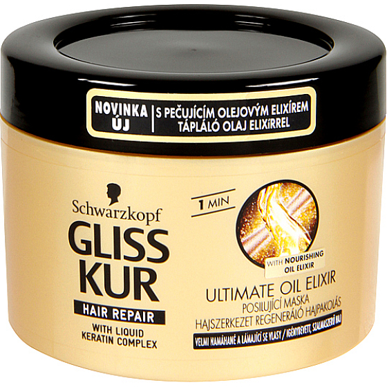 Gliss Kur Ultimate Oil Elixier-Stärkungsmaske 200 ml