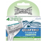 Wilkinson Schwert Quattro Titanium Sensitive Ersatzkopf 4 Stück