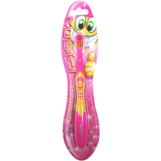 Nekupto Zubíci Zahnbürste für Kinder namens Anička soft 1 Stück