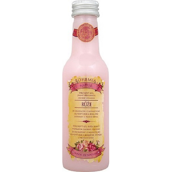 Bohemia Gifts Rosarium mit Extrakten aus Hagebutten und Roséblumencreme Duschgel 200 ml