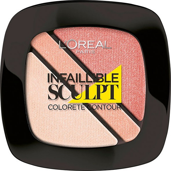 Loreal Paris Infallible Sculpt Erröten Trio erröten 201 Soft Rossy 3,8 g