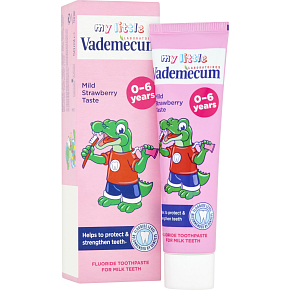 Vademecum Junior Mild Strawberry Zahnpasta 50 ml Vademecum Junior Mild Strawberry Zahnpasta 50 ml