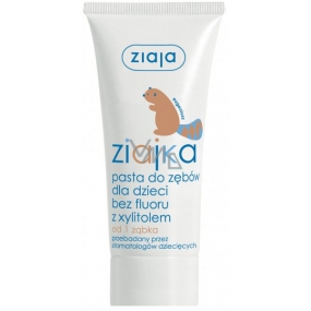 Ziaja Ziajka Beaver Zahnpasta ohne Fluor mit Xylit 50 ml