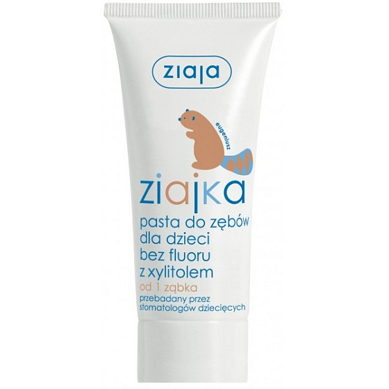 Ziaja Ziajka Biber Zahnpasta ohne Fluorid mit Xylitol 50 ml