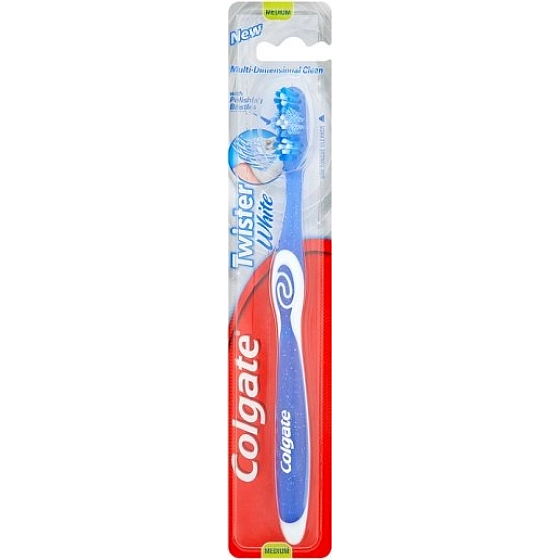 Colgate Twister White Medium Medium Zahnbürste 1 Stück