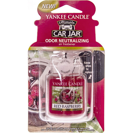 Yankee Candle Red Raspberry - Rote Himbeer Gel duftende Auto Tag 30 g
