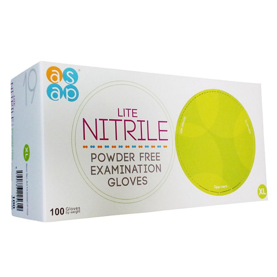 So schnell wie möglich Handschuhe Synthetisches Nitril-Latex Einwegpulverfreie Untersuchungsgröße XL Box 100 Stück