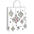 Ditipo Geschenk Papiertüte EKO 22 x 10 x 29 cm weiße Flasche