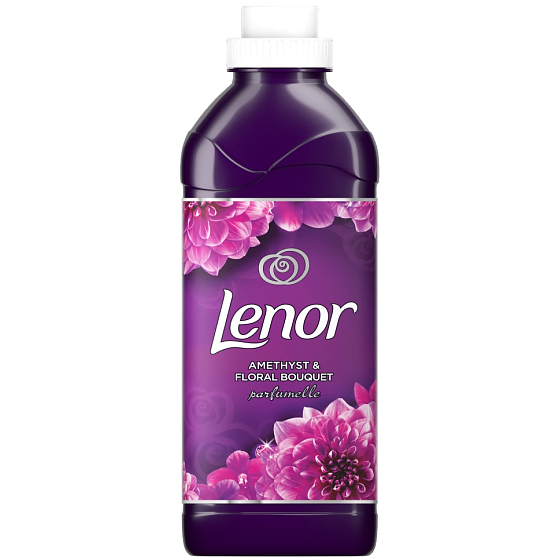 Lenor Amethyst & Floral Bouquet Duft von Pfingstrosen und Wildrosen Weichspüler 25 Dosen 750 ml