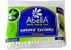 AbellA Premium ECO Wattestäbchen Beutel, 100 Stück