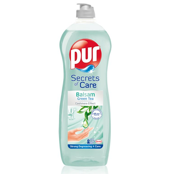 Pur Secrets of Care Balsam Grüner Tee Cashmere Effect Handgeschirrspülmittel 750 ml