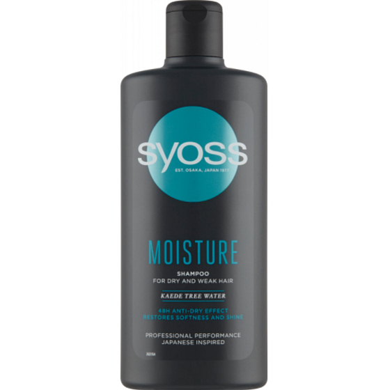 Syoss Moisture Shampoo für trockenes und geschwächtes Haar 440 ml