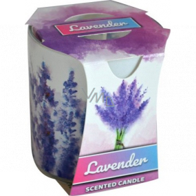 Geben Sie Verona Lavender - Lavendel Duftkerze in Glas 90 g