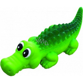 Tatrapet Latex Krokodil Spielzeug mit Ton für Hunde 21 cm