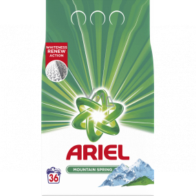 Ariel Mountain Spring Waschpulver für saubere und duftende Wäsche ohne Flecken 36 Dosen 2,7 kg