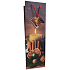 Nekupto Geschenkpapier Tasche für Flasche 33 x 10 x 9 cm Weihnachten mit Kerze und Zimt
