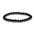 Turmalin / Skoryl Armband elastischer Naturstein, Kugel 6 mm / 16 - 17 cm, Hüterin der guten Laune