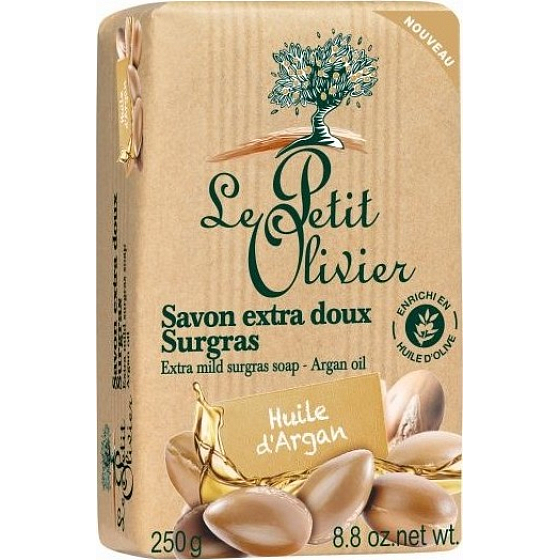 Le Petit Olivier Arganöl extra feine Toilettenseife mit natürlichen Extrakten 250 g