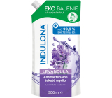 Indulona Lavendel antibakterielle Flüssigseife Nachfüllpackung 500 ml