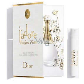 Christian Dior Jadore Parfum d'Eau Eau de Parfum für Frauen 1,2 ml mit Spray, Fläschchen