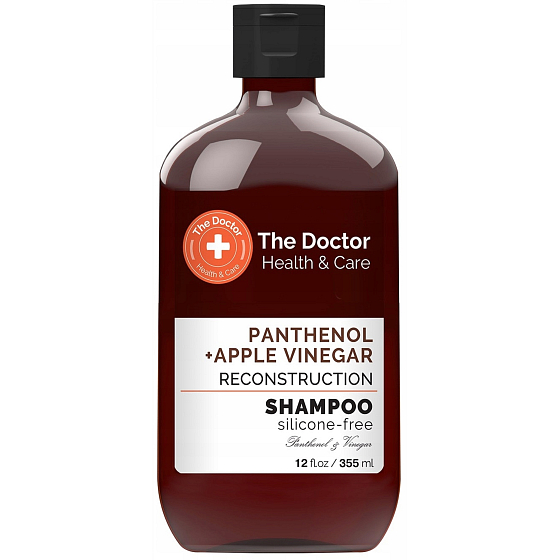 The Doctor Health & Care Panthenol + Apfelessig Rekonstruktion Restorative Shampoo für geschädigtes Haar 355 ml