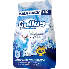 Gallus Waschpulver, 120 Anwendungen, 6,6 kg