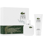 Lacoste L.12.12 Blanc toaletní voda 50 ml + sprchový gel 100 ml, dárková sada pro muže