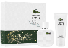 Lacoste L.12.12 Blanc toaletní voda 50 ml + sprchový gel 100 ml, dárková sada pro muže